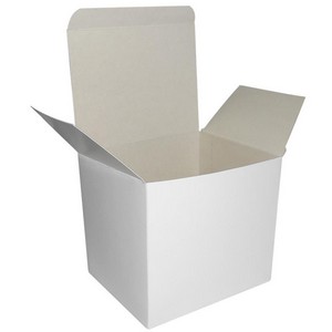 Caixa papelão branca
