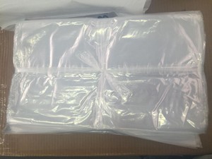 Saco plástico transparente